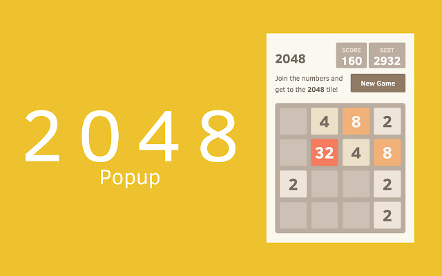 2048 Popup from Chrome web store to be run with OffiDocs Chromium online 2048 Popup from Chrome web store to be run with OffiDocs Chromium online