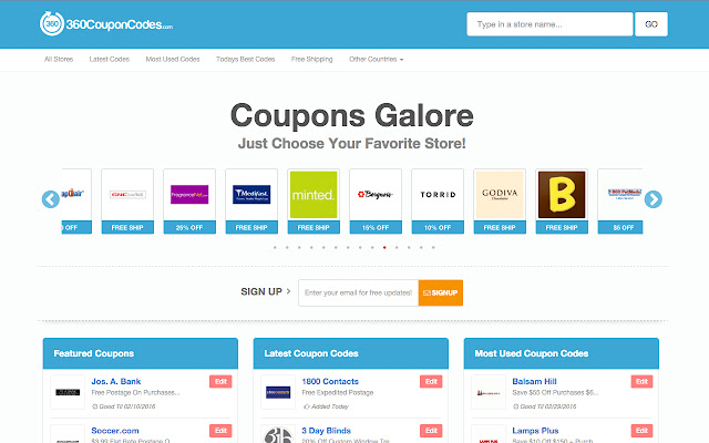 360CouponCodes.com from Chrome web store to be run with OffiDocs Chromium online 360CouponCodes.com from Chrome web store to be run with OffiDocs Chromium online