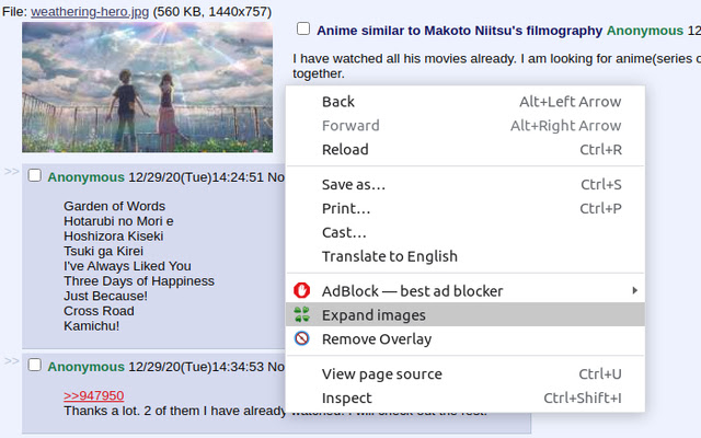 4chan Expand Images from Chrome web store to be run with OffiDocs Chromium online 4chan Expand Images from Chrome web store to be run with OffiDocs Chromium online
