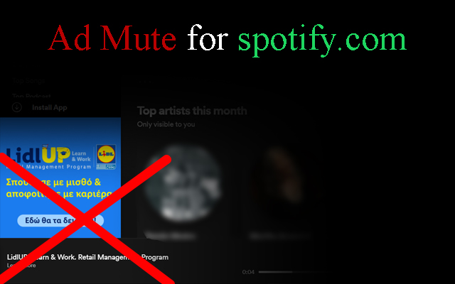 Ad Mute for spotify.com from Chrome web store to be run with OffiDocs Chromium online Ad Mute for spotify.com from Chrome web store to be run with OffiDocs Chromium online
