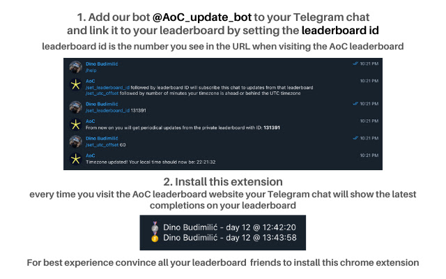 Advent of Code Telegram Bot from Chrome web store to be run with OffiDocs Chromium online Advent of Code Telegram Bot from Chrome web store to be run with OffiDocs Chromium online