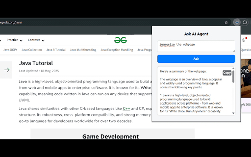 AI Web Agent from Chrome web store to be run with OffiDocs Chromium online AI Web Agent from Chrome web store to be run with OffiDocs Chromium online