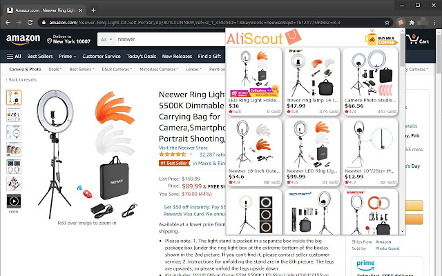 AliScout from Chrome web store to be run with OffiDocs Chromium online AliScout from Chrome web store to be run with OffiDocs Chromium online