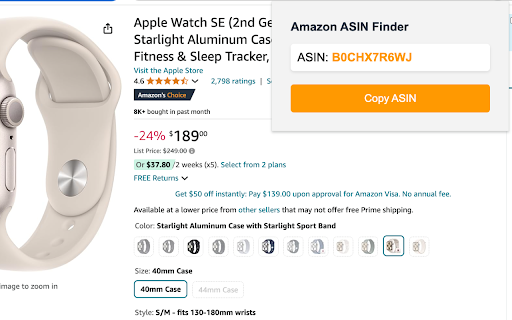 Amazon ASIN Finder from Chrome web store to be run with OffiDocs Chromium online Amazon ASIN Finder from Chrome web store to be run with OffiDocs Chromium online