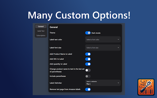 Amazon + Etsy Shipping Label SKU Adder from Chrome web store to be run with OffiDocs Chromium online Amazon + Etsy Shipping Label SKU Adder from Chrome web store to be run with OffiDocs Chromium online