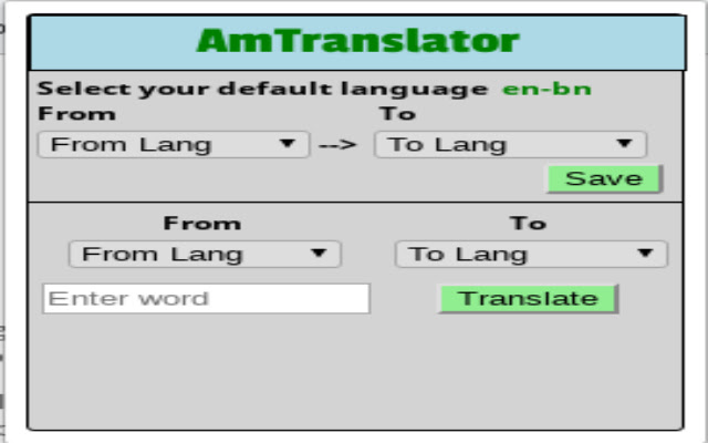 AmTranslator from Chrome web store to be run with OffiDocs Chromium online AmTranslator from Chrome web store to be run with OffiDocs Chromium online