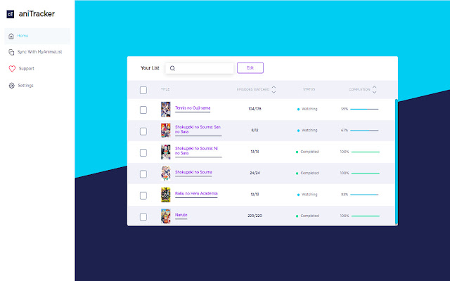 aniTrack from Chrome web store to be run with OffiDocs Chromium online aniTrack from Chrome web store to be run with OffiDocs Chromium online