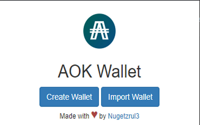 AOK Wallet Extension from Chrome web store to be run with OffiDocs Chromium online AOK Wallet Extension from Chrome web store to be run with OffiDocs Chromium online