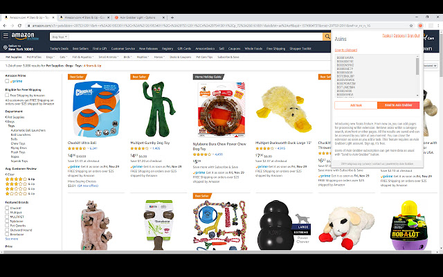 Asin Grabber Light from Chrome web store to be run with OffiDocs Chromium online Asin Grabber Light from Chrome web store to be run with OffiDocs Chromium online