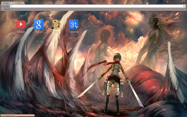 Attack on Titans Mikasa theme 1680x1050 from Chrome web store to be run with OffiDocs Chromium online Attack on Titans Mikasa theme 1680x1050 from Chrome web store to be run with OffiDocs Chromium online