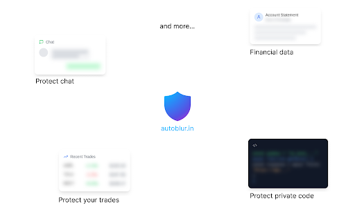 Autoblur One Click Blur for Screen Sharing Privacy from Chrome web store to be run with OffiDocs Chromium online Autoblur One Click Blur for Screen Sharing Privacy from Chrome web store to be run with OffiDocs Chromium online
