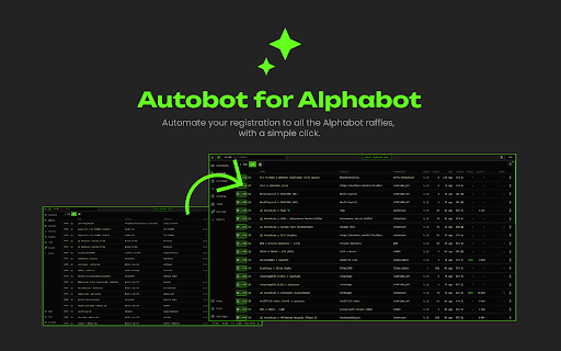Autobot for Alphabot from Chrome web store to be run with OffiDocs Chromium online Autobot for Alphabot from Chrome web store to be run with OffiDocs Chromium online