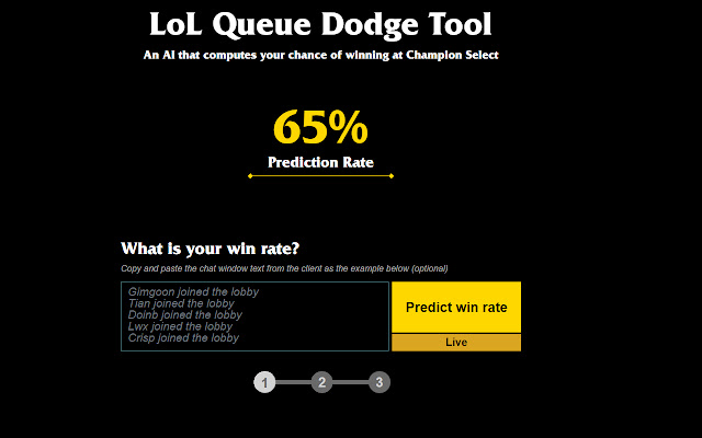 Auto LoL Dodge Tool from Chrome web store to be run with OffiDocs Chromium online Auto LoL Dodge Tool from Chrome web store to be run with OffiDocs Chromium online