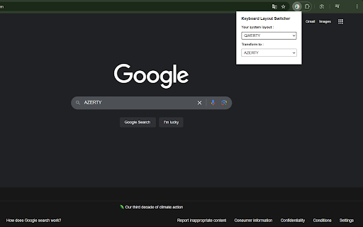 AZERTY/QWERTY Keyboard Layout Switcher from Chrome web store to be run with OffiDocs Chromium online AZERTY/QWERTY Keyboard Layout Switcher from Chrome web store to be run with OffiDocs Chromium online