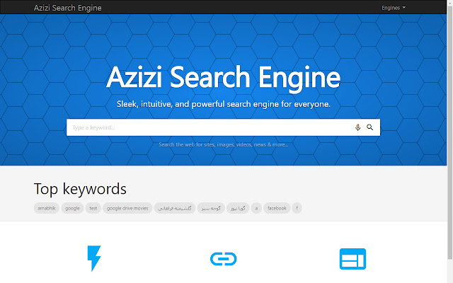 Azizi search engine from Chrome web store to be run with OffiDocs Chromium online Azizi search engine from Chrome web store to be run with OffiDocs Chromium online
