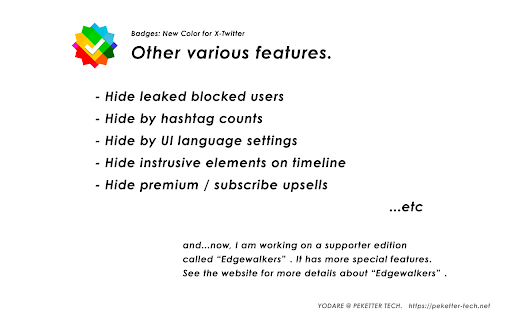 Badges: New Color for X Twitter from Chrome web store to be run with OffiDocs Chromium online Badges: New Color for X Twitter from Chrome web store to be run with OffiDocs Chromium online