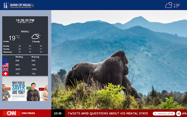 Bank of Kigali Digital Signage from Chrome web store to be run with OffiDocs Chromium online Bank of Kigali Digital Signage from Chrome web store to be run with OffiDocs Chromium online