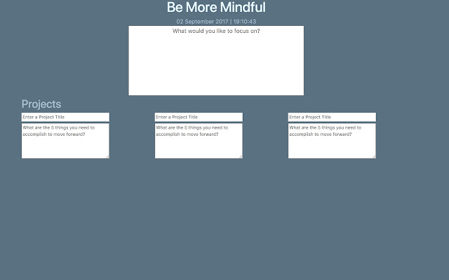 Be More Mindful from Chrome web store to be run with OffiDocs Chromium online Be More Mindful from Chrome web store to be run with OffiDocs Chromium online