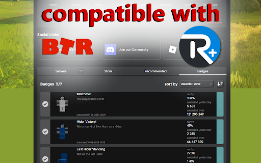 BetterBadges from Chrome web store to be run with OffiDocs Chromium online BetterBadges from Chrome web store to be run with OffiDocs Chromium online