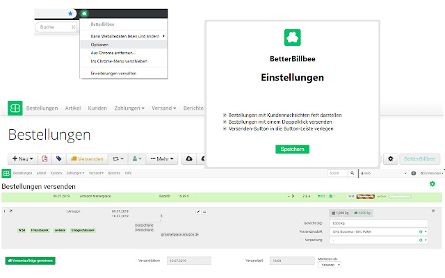BetterBillbee from Chrome web store to be run with OffiDocs Chromium online BetterBillbee from Chrome web store to be run with OffiDocs Chromium online