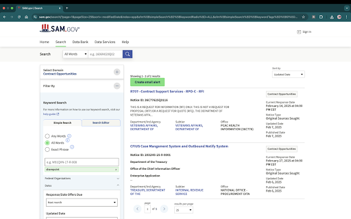 Better SAM.gov Saved Searches from Chrome web store to be run with OffiDocs Chromium online Better SAM.gov Saved Searches from Chrome web store to be run with OffiDocs Chromium online