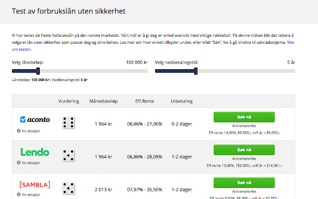 Billigeforbrukslån.no from Chrome web store to be run with OffiDocs Chromium online Billigeforbrukslån.no from Chrome web store to be run with OffiDocs Chromium online