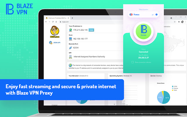 Blaze VPN for Chrome from Chrome web store to be run with OffiDocs Chromium online Blaze VPN for Chrome from Chrome web store to be run with OffiDocs Chromium online