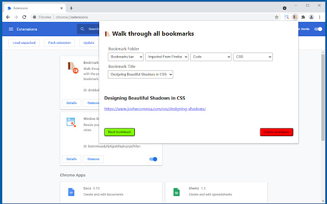 Bookmark Visitor from Chrome web store to be run with OffiDocs Chromium online Bookmark Visitor from Chrome web store to be run with OffiDocs Chromium online