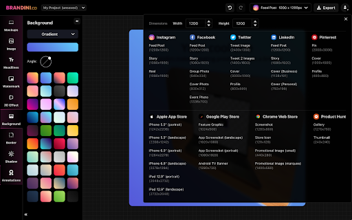 Brandini Screenshots Mocks Editor from Chrome web store to be run with OffiDocs Chromium online Brandini Screenshots Mocks Editor from Chrome web store to be run with OffiDocs Chromium online