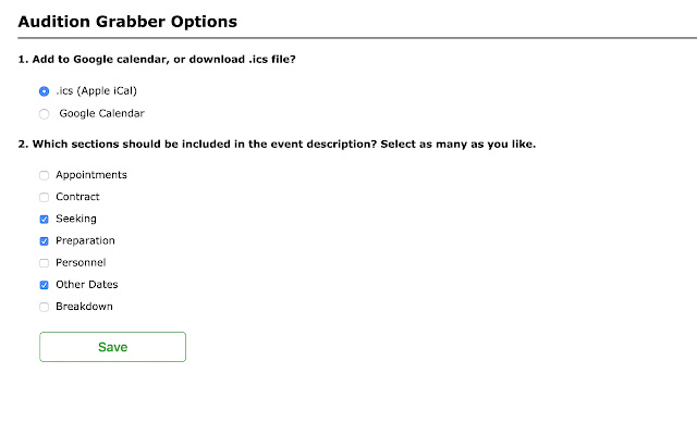 BroadwayWorld Audition Grabber from Chrome web store to be run with OffiDocs Chromium online BroadwayWorld Audition Grabber from Chrome web store to be run with OffiDocs Chromium online