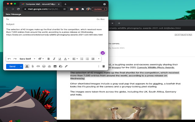 Browser Email Shortcut from Chrome web store to be run with OffiDocs Chromium online Browser Email Shortcut from Chrome web store to be run with OffiDocs Chromium online