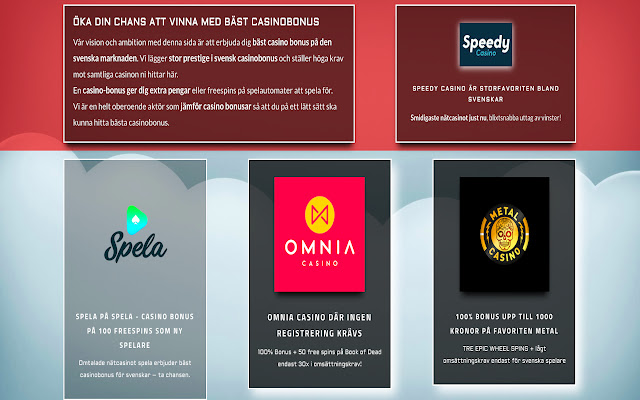 Bäst Casino Bonus app from Chrome web store to be run with OffiDocs Chromium online Bäst Casino Bonus app from Chrome web store to be run with OffiDocs Chromium online