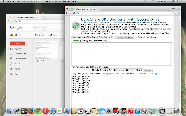 Bulk Share URL Shortener with Drive from Chrome web store to be run with OffiDocs Chromium online Bulk Share URL Shortener with Drive from Chrome web store to be run with OffiDocs Chromium online