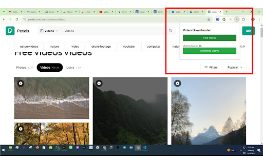 Bulk Video Downloader from Chrome web store to be run with OffiDocs Chromium online Bulk Video Downloader from Chrome web store to be run with OffiDocs Chromium online