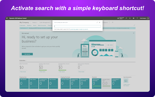 Business Central Helper from Chrome web store to be run with OffiDocs Chromium online Business Central Helper from Chrome web store to be run with OffiDocs Chromium online