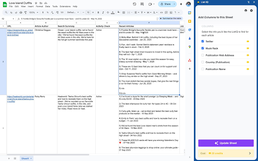 BuzzStream ListIQ from Chrome web store to be run with OffiDocs Chromium online BuzzStream ListIQ from Chrome web store to be run with OffiDocs Chromium online