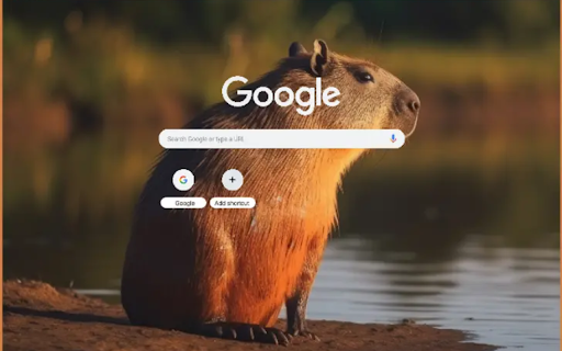 Capybara theme from Chrome web store to be run with OffiDocs Chromium online Capybara theme from Chrome web store to be run with OffiDocs Chromium online