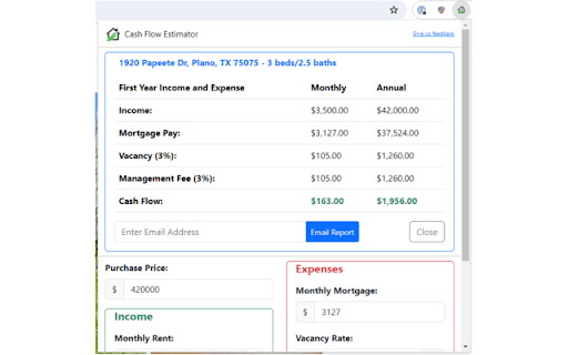 Cash Flow Estimator from Chrome web store to be run with OffiDocs Chromium online Cash Flow Estimator from Chrome web store to be run with OffiDocs Chromium online