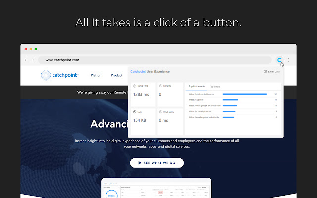 Catchpoint User Experience from Chrome web store to be run with OffiDocs Chromium online Catchpoint User Experience from Chrome web store to be run with OffiDocs Chromium online