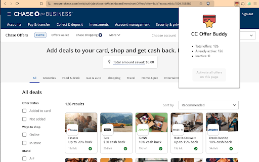 CC Offer Buddy from Chrome web store to be run with OffiDocs Chromium online CC Offer Buddy from Chrome web store to be run with OffiDocs Chromium online