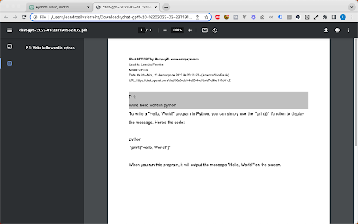 Chat GPT PDF from Chrome web store to be run with OffiDocs Chromium online Chat GPT PDF from Chrome web store to be run with OffiDocs Chromium online