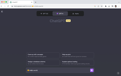 ChatGPT Prompt Link from Chrome web store to be run with OffiDocs Chromium online ChatGPT Prompt Link from Chrome web store to be run with OffiDocs Chromium online