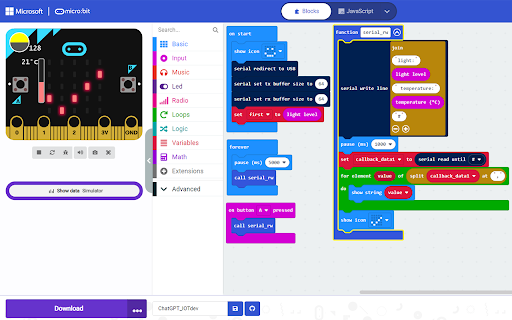 ChatGPT with Microbit from Chrome web store to be run with OffiDocs Chromium online ChatGPT with Microbit from Chrome web store to be run with OffiDocs Chromium online