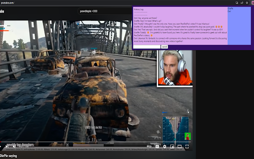 ChaTube from Chrome web store to be run with OffiDocs Chromium online ChaTube from Chrome web store to be run with OffiDocs Chromium online