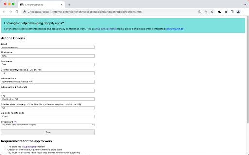 CheckoutBreeze from Chrome web store to be run with OffiDocs Chromium online CheckoutBreeze from Chrome web store to be run with OffiDocs Chromium online