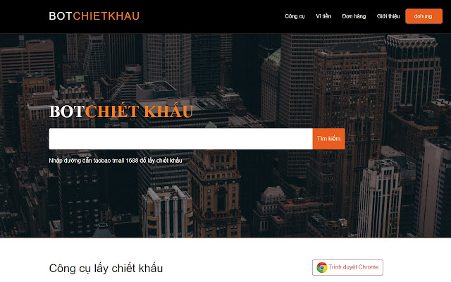 CHIẾT KHẤU BOTCHIETKHAU from Chrome web store to be run with OffiDocs Chromium online CHIẾT KHẤU BOTCHIETKHAU from Chrome web store to be run with OffiDocs Chromium online