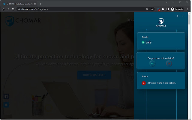 CHOMAR Web Protection from Chrome web store to be run with OffiDocs Chromium online CHOMAR Web Protection from Chrome web store to be run with OffiDocs Chromium online