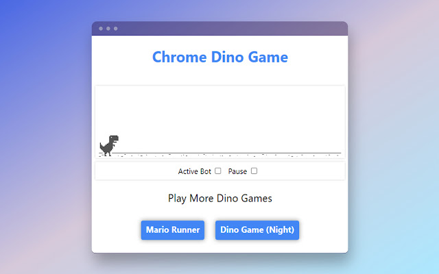 Chrome Dino Game from Chrome web store to be run with OffiDocs Chromium online Chrome Dino Game from Chrome web store to be run with OffiDocs Chromium online