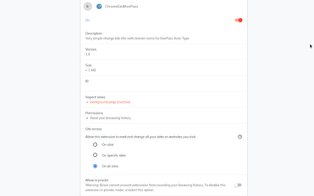 ChromeExt4KeePass from Chrome web store to be run with OffiDocs Chromium online ChromeExt4KeePass from Chrome web store to be run with OffiDocs Chromium online