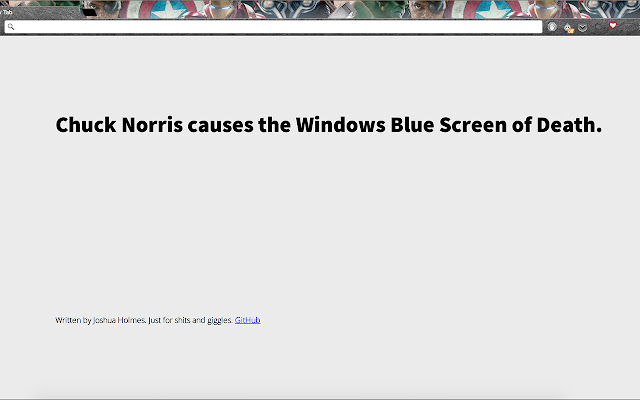 Chuck Quotes from Chrome web store to be run with OffiDocs Chromium online Chuck Quotes from Chrome web store to be run with OffiDocs Chromium online